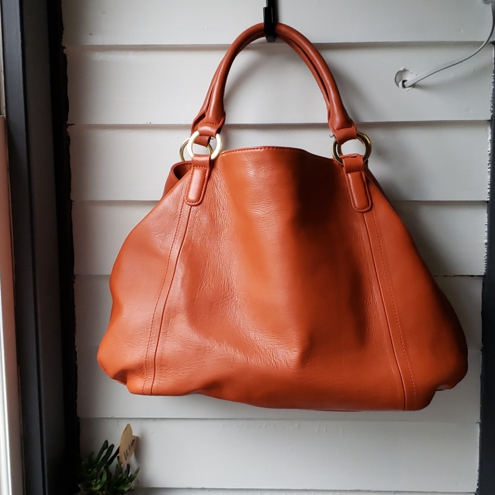 Gili large leather Roma satchel